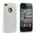 Wholesale iPhone 4S Net Gel case (White)